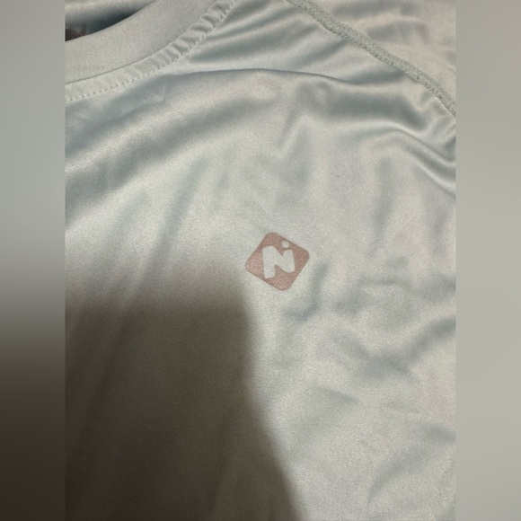 Men's Sky Blue Long Sleeve Tee - Picture 2 of 3